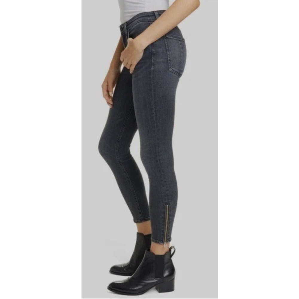 Rag & Bone Jeans 26 Cate Mid Rise Ankle Zip Skinny Abbey Road